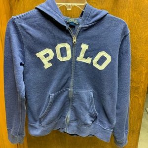 Boy’s Ralph Lauren Blue hooded sweatshirt